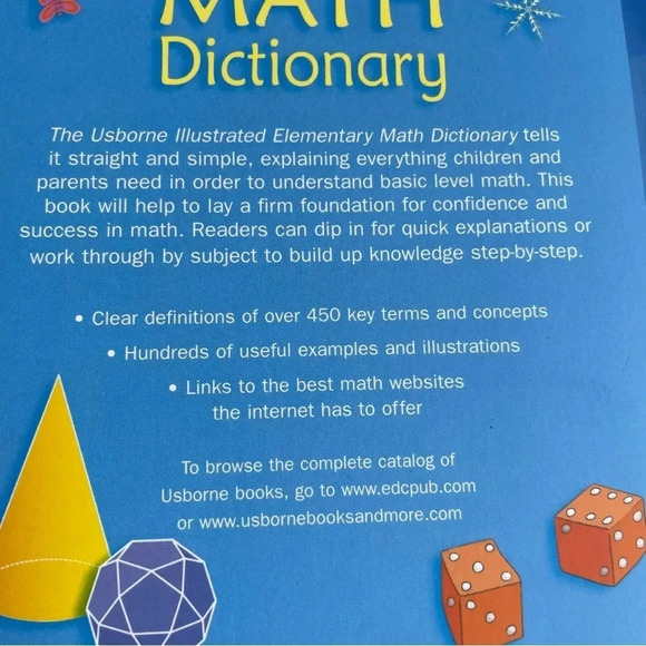 Usborne Illustrated Math/Grammar and Punctuation Dictionary Set - Picture 5 of 6